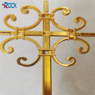 Shine Surface Gold 5*8mm Windows Georgian Bar Decorative Flowers