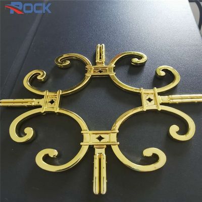 Decoration Fittings Uv Electroplate Aluminium Astragal Bars Connector