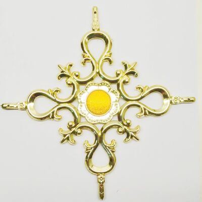 Luxury 707 Golden Round Aluminum Trim for French Door & Window Decoration